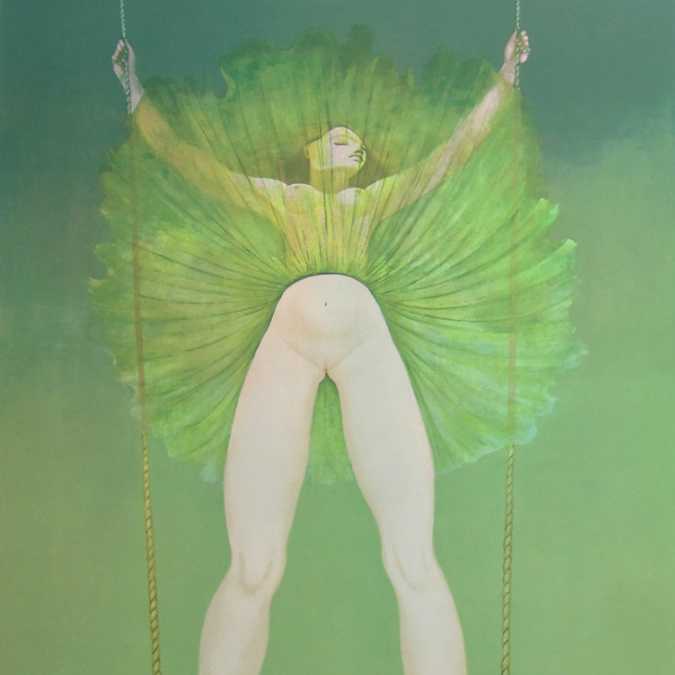 Leonor Fini - Les Leçons - 1976 color serigraph on paper