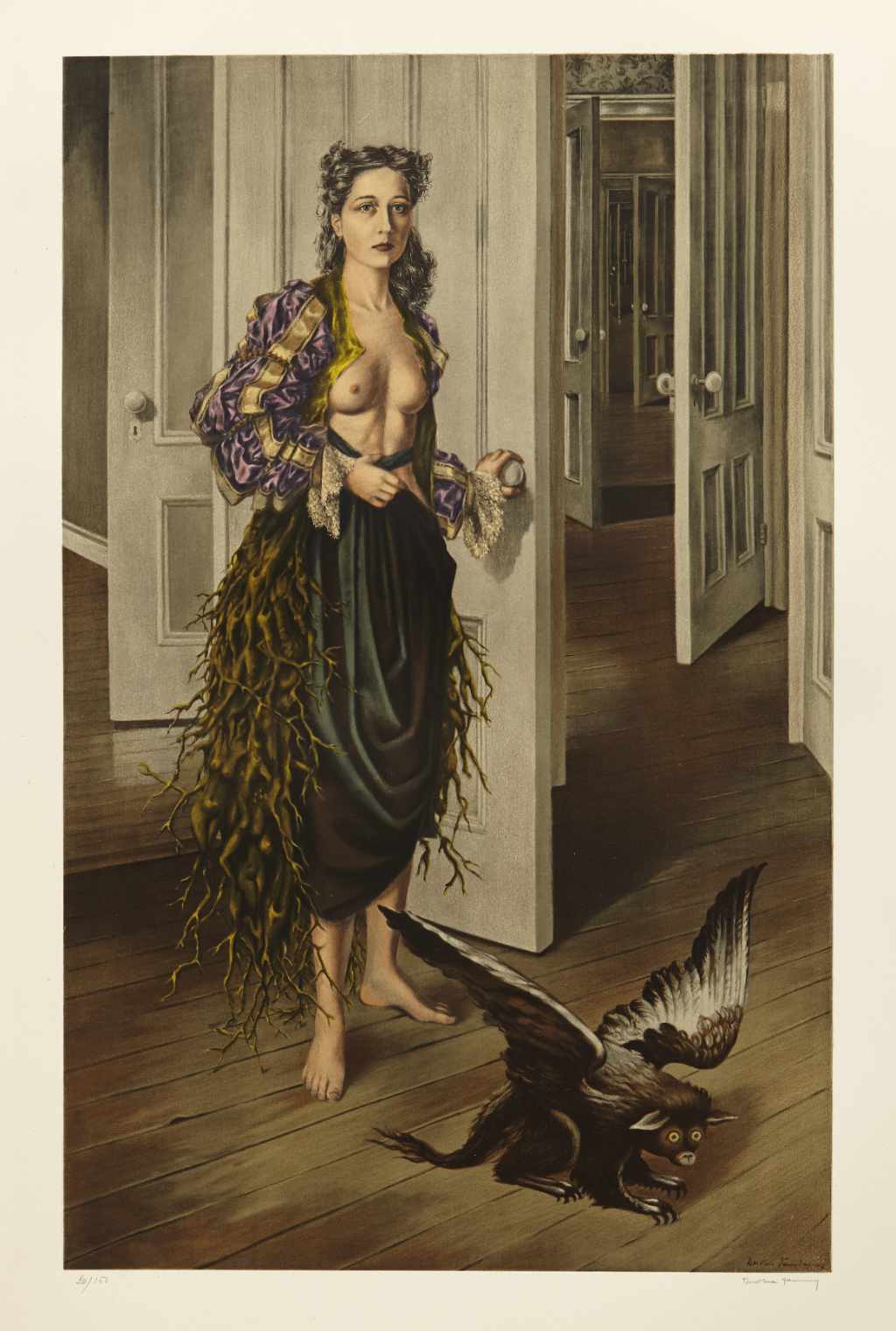 Dorothea Tanning - Birthday - 1970 color lithograph